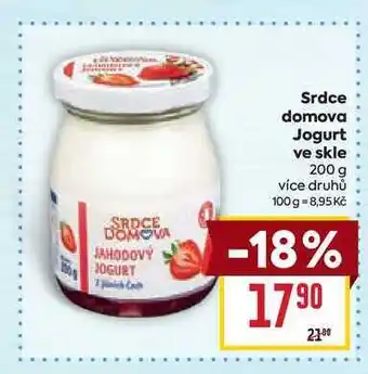 Billa Srdce domova Jogurt ve skle 200 g nabídka