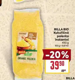 Billa BILLA BIO Kukuřičná polenta instantní 450 g nabídka