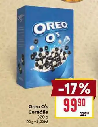 Billa Oreo O's Cereálie 320 g nabídka