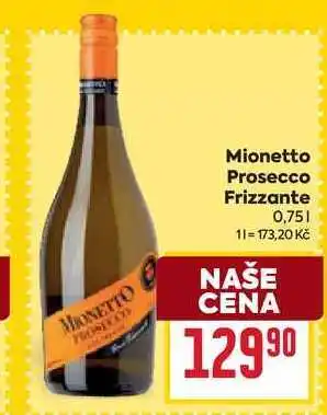 Billa Mionetto Prosecco Frizzante 0,75l nabídka