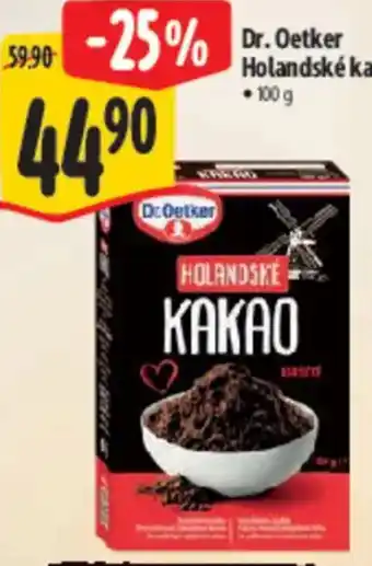 Albert Dr. Oetker Holandské kakao nabídka