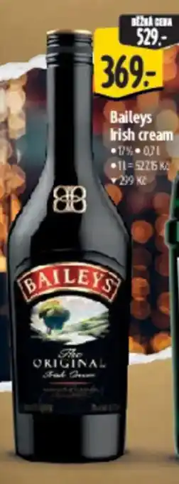 Albert BAILEYS Irish cream nabídka