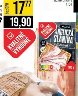 Jip Anglická slanina plátky nabídka