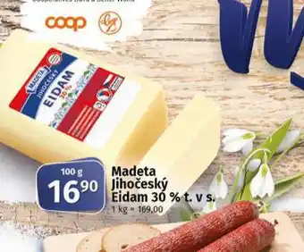 Coop Madeta jihočeský eidam 30% nabídka