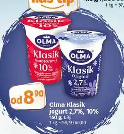 Coop Olma klasik jogurt nabídka