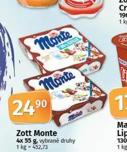 Coop Zott monte nabídka