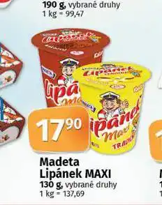 Coop Madeta lipánek maxi nabídka