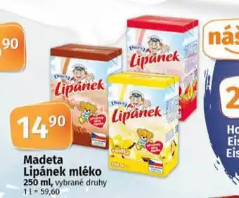 Coop Madeta lipánek mléko nabídka