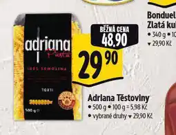 Albert Adriana těstoviny nabídka