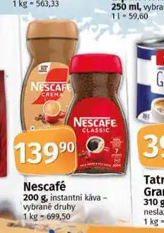 Coop Nescafé instantní káva nabídka