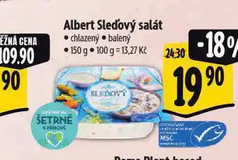 Albert Sleďový salát nabídka