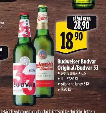 Albert Pivo budvar 33 nabídka