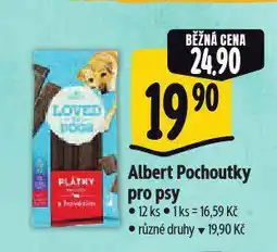 Albert Pochoutky pro psy nabídka