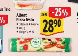 Albert Pizza těsto nabídka