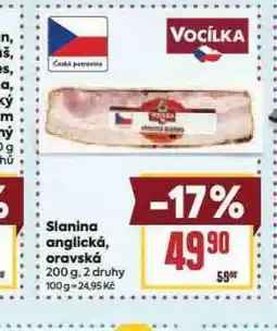 Billa Anglická slanina nabídka