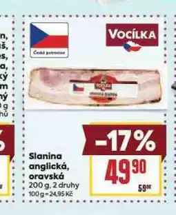 Billa Oravská slanina nabídka