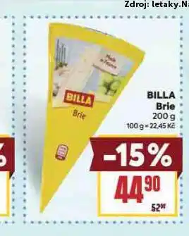 Billa Brie nabídka