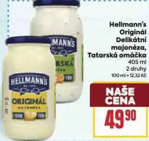 Billa Hellmann's majonéza nabídka