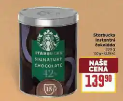 Billa Starbucks horká čokoláda nabídka