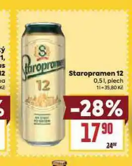 Billa Pivo staropramen nabídka