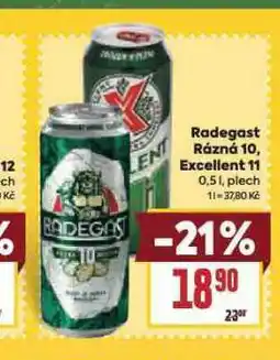 Billa Pivo radegast nabídka