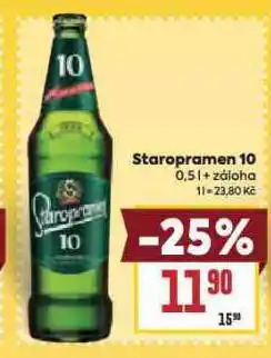 Billa Pivo staropramen nabídka