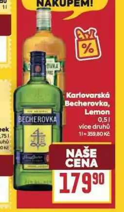 Billa Becherovka nabídka