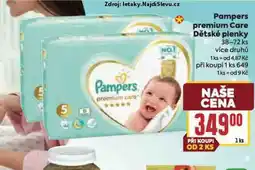 Billa Pampers dětské plenky nabídka