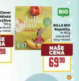 Billa Bio kapsičky nabídka