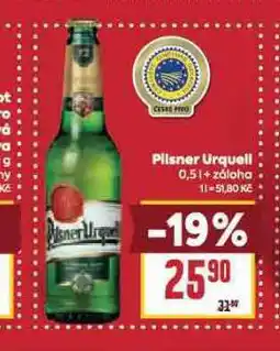 Billa Pivo pilsner urquell nabídka