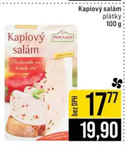 Jip Kapiový salám nabídka