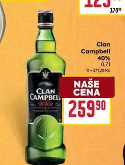 Billa Clan Campbell 40% 0,7l nabídka