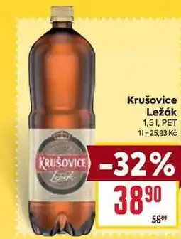 Billa Krušovice Ležák 1,51, PET nabídka