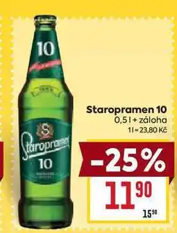 Billa Staropramen 10 0,5l nabídka