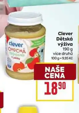 Billa Clever Dětská výživa 190 g nabídka