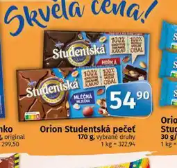 Coop Orion studentská pečeť nabídka