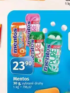 Coop Mentos nabídka