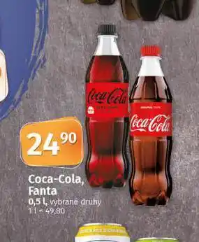 Coop Coca cola, fanta nabídka