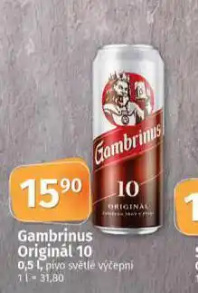 Coop Pivo gambrinus originál nabídka