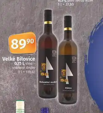 Coop Velké bílovice nabídka