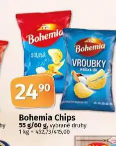 Coop Bohemia chips nabídka