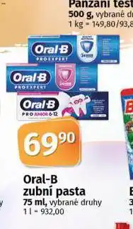 Coop Oral-b zubní pasta nabídka