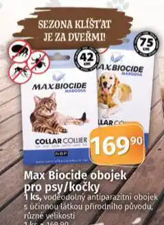 Coop Max biocide obojek pro psy nabídka