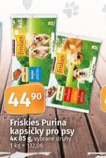 Coop Purina friskies kapsičky pro psy nabídka