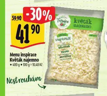 Albert Menu inspirace květák najemno nabídka