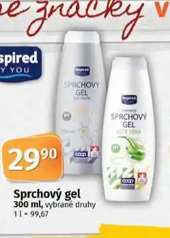 Coop Inspired sprchový gel nabídka