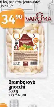 Coop Bdamborové gnocchi nabídka