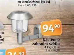 Coop Nástěnné zahradní světlo nabídka