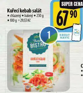 Albert Kuřecí kebab salát nabídka