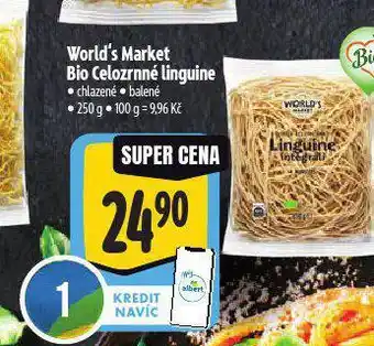 Albert Bio celozrnné linguine nabídka